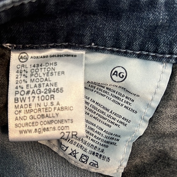 AG Adriano Goldschmied The Prima Mid-Rise
Cigarette Size 27 Regular EUC - Picture 7 of 10